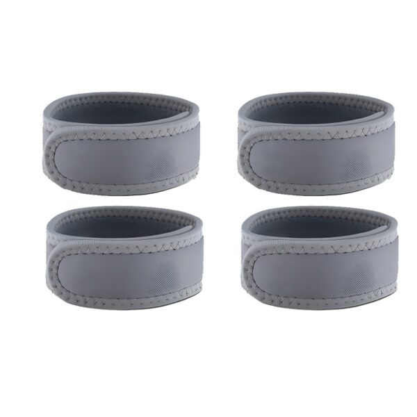 灰色 4 Pack Elastic No Buckle Invisible Belt
