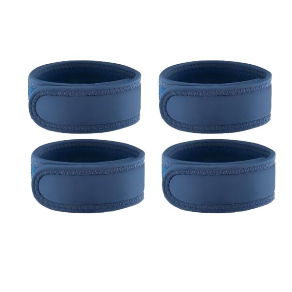 蓝色 4 Pack Elastic No Buckle Invisible Belt