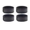 黑色 4 Pack Elastic No Buckle Invisible Belt