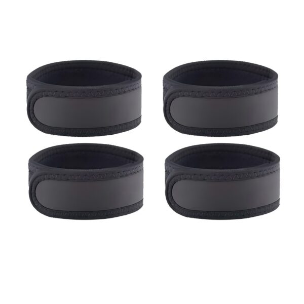 黑色 4 Pack Elastic No Buckle Invisible Belt