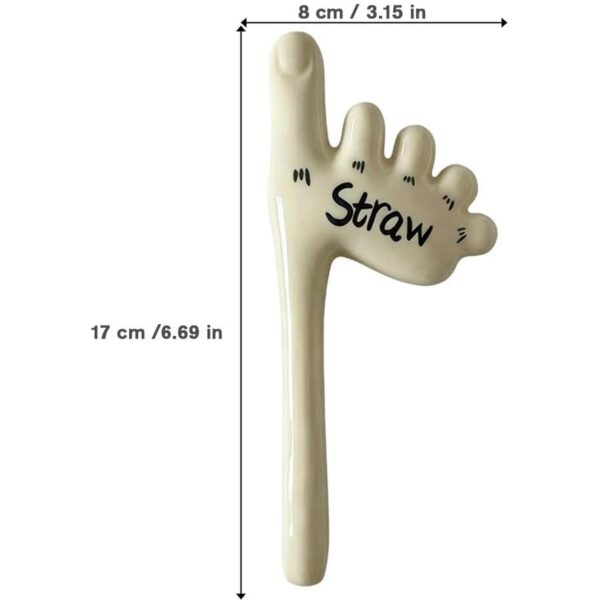 41rWr479iXL._AC_SL1001_ Handmade Ceramic Toe Straw