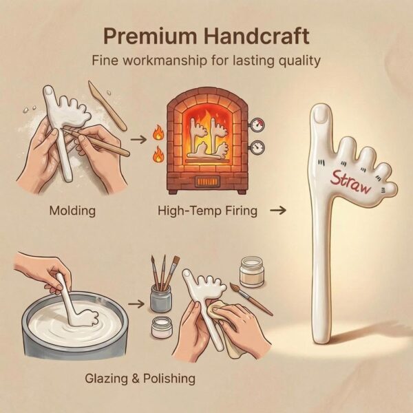 618-vGRYWGL._AC_SL1001_ Handmade Ceramic Toe Straw