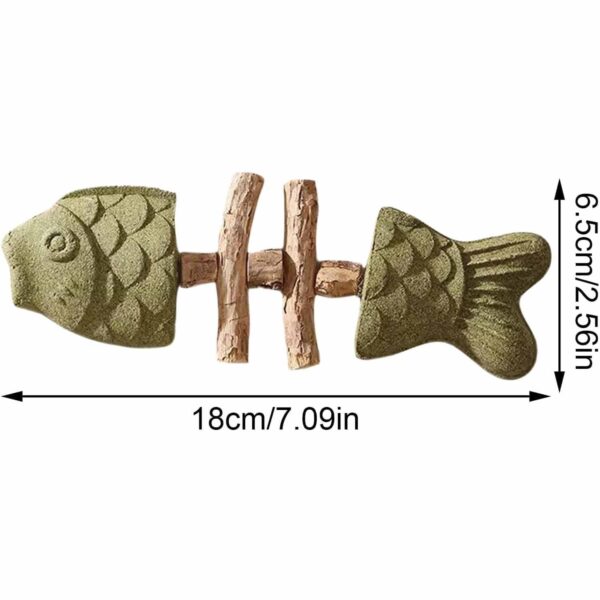 3 Pack Fish Bone Cat Dental Chew Toy