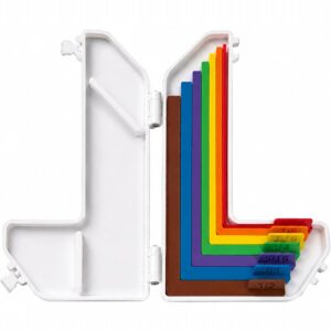 7 Pcs Paper Crafting Alignment Guides with Storage Case