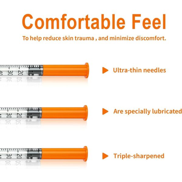 61f4XMRSszL._AC_SL1500_ 100 Pack Syringes with Needle