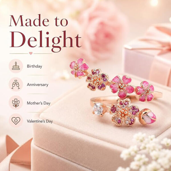 Peach Blossom Ring