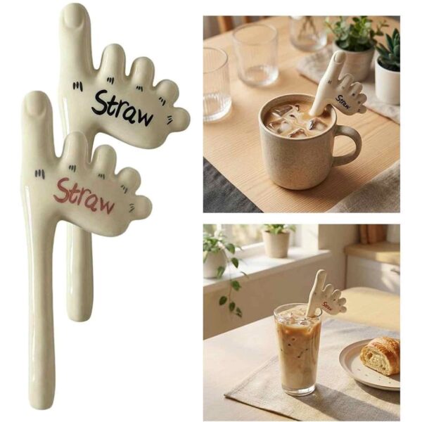 61q844a9fML._AC_SL1001_ Handmade Ceramic Toe Straw