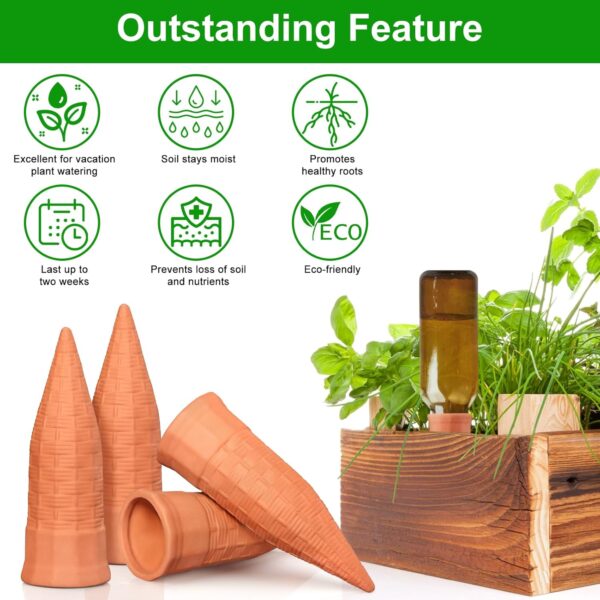 Terracotta Watering Spikes Devices