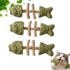 3 Pack Fish Bone Cat Dental Chew Toy
