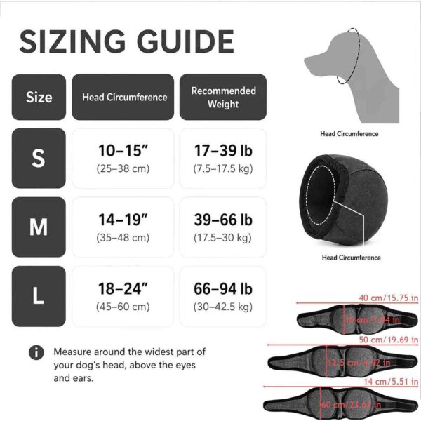 Dog Noise Cancelling Ear Wrap