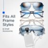 2 Pack Magnetic Glasses Holder Clip