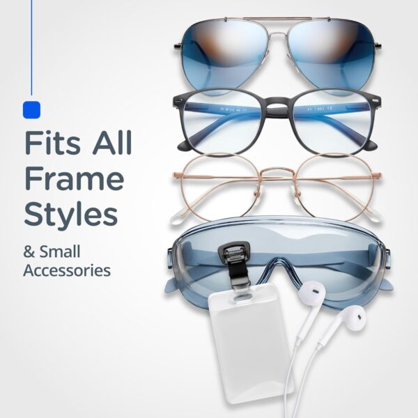 2 Pack Magnetic Glasses Holder Clip