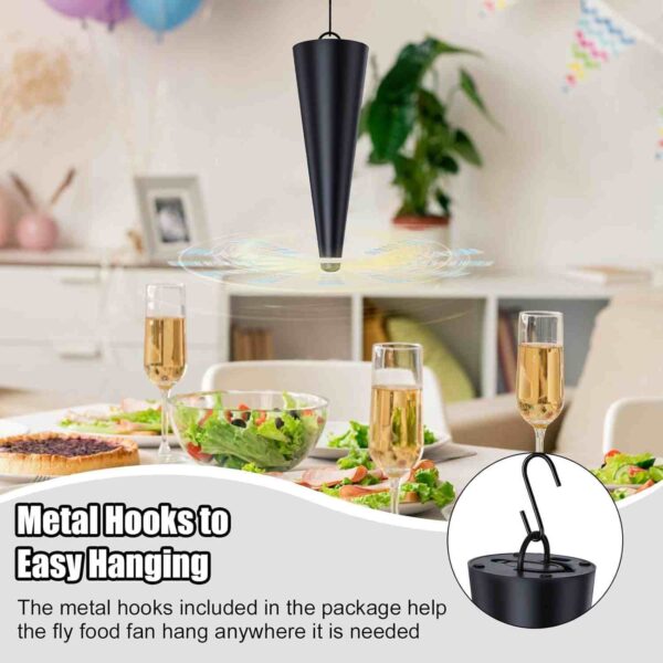 71SR-4HR5bL._AC_SL1500_ 4 Pack Bug Fan Fly Deterrent with Holographic Blades