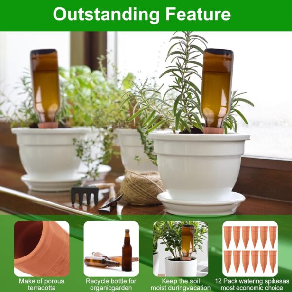 Terracotta Watering Spikes Devices