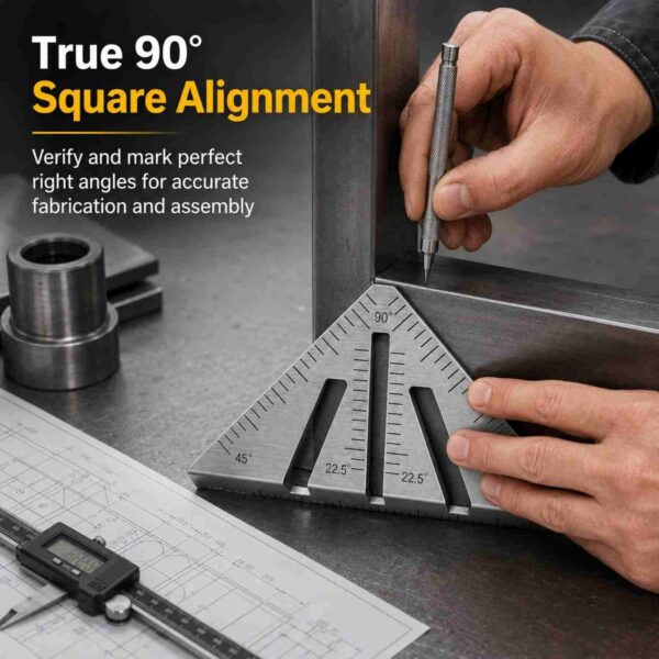 Heavy Duty Metalworking Miter Square