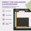 71f13MlHd8L._AC_SL1500_ 7 Pcs Paper Crafting Alignment Guides with Storage Case