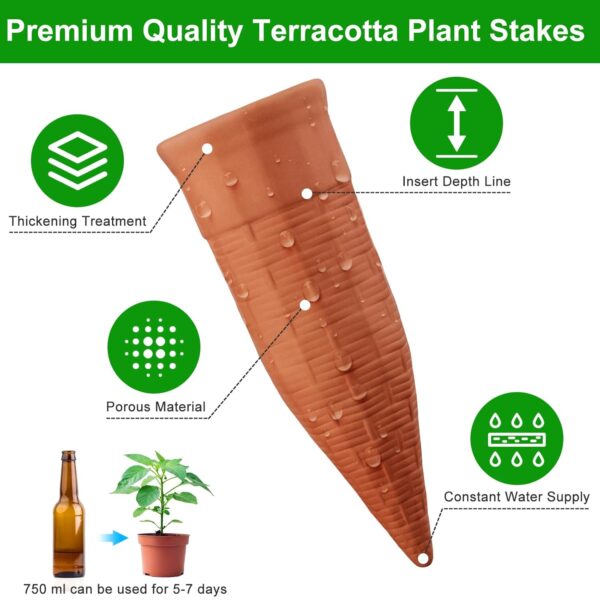 Terracotta Watering Spikes Devices
