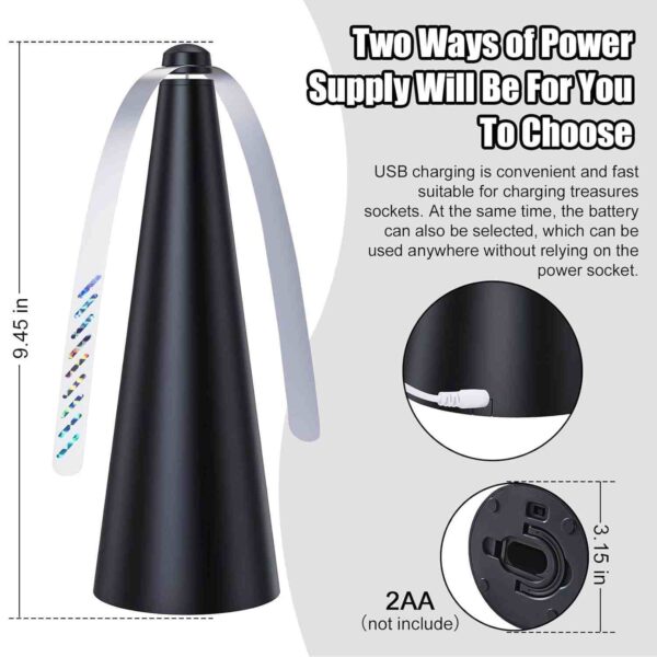 71xKAgXfgML._AC_SL1500_ 4 Pack Bug Fan Fly Deterrent with Holographic Blades