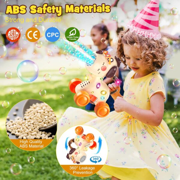 Bubble Machine for Toddlers with 20 Packs of Bubble Wrap