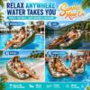 3-in-1 Inflatable Pool Lounge Chair