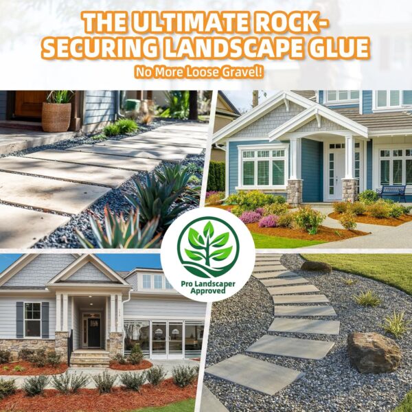 2 Pack 17oz Rock Glue for Landscaping with Sprayer