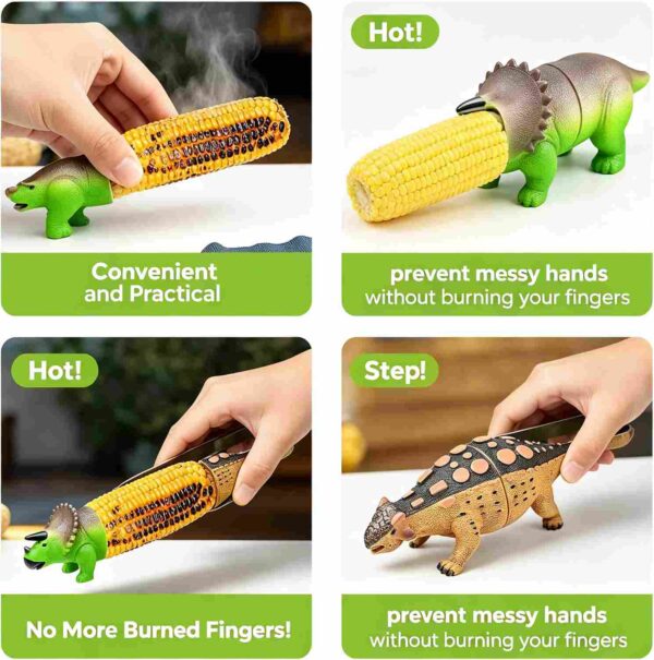 Dinosaur Corn Cob Holders