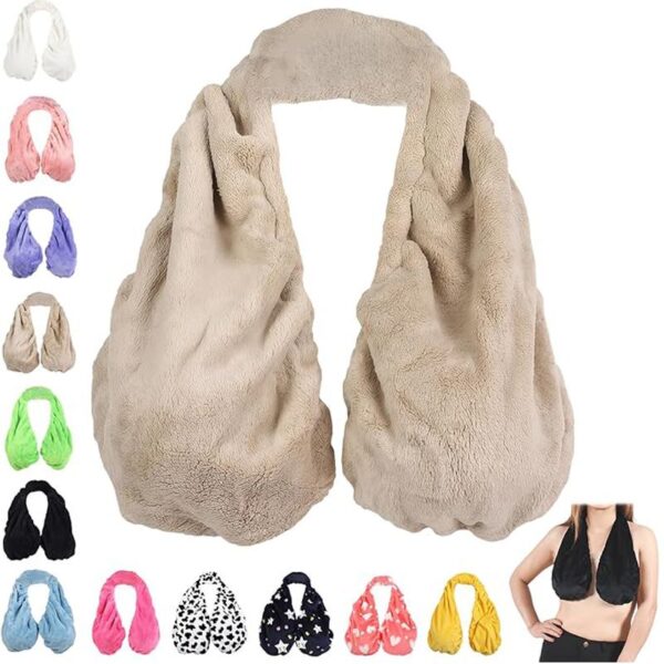 Hands-Free Adjustable Shower Towel Bra
