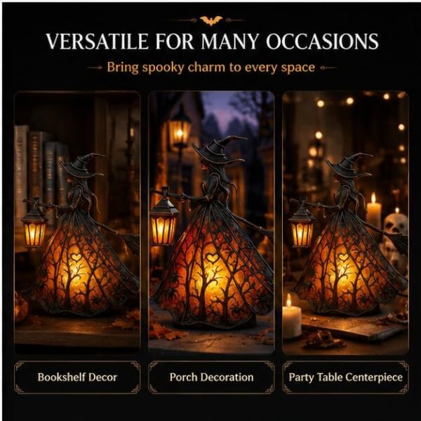 Halloween Gothic Witch Night Light