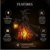 Halloween Gothic Witch Night Light