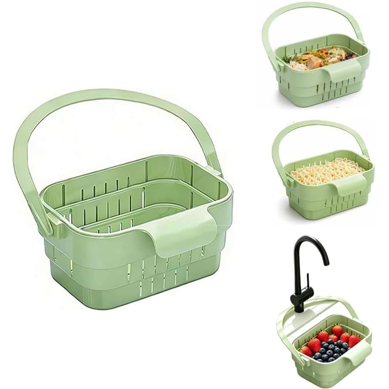 2 Pack Foldable Hanging Sink Drain Basket