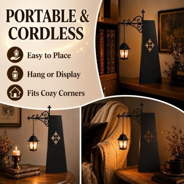 Library Lantern-Decorative Bookshelf Lighting