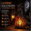 Halloween Gothic Witch Night Light