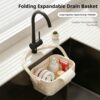 61zJiWTlMcL._AC_SL1001_ 2 Pack Foldable Hanging Sink Drain Basket