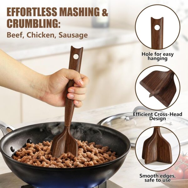 Wooden Meat Chopper