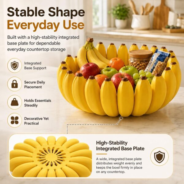 Banana Shape Fruit Bowl