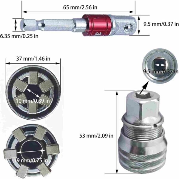 Multi-Function Universal Socket Wrench Tool