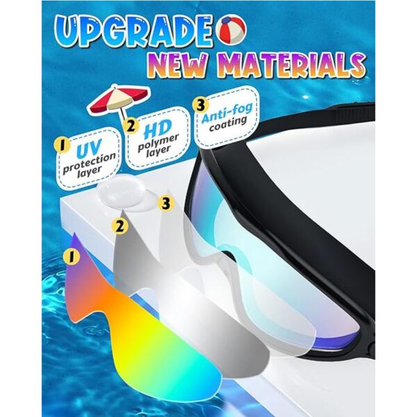 2 Pack Kids Swim Goggles