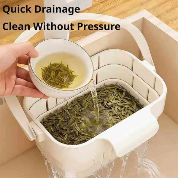 71pbM7cE25L._AC_SL1001_ 2 Pack Foldable Hanging Sink Drain Basket
