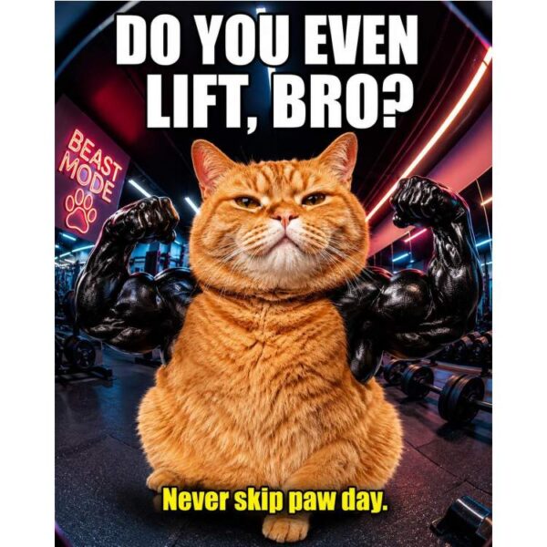 Cat Muscle Arms