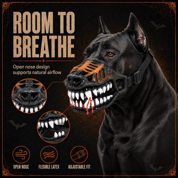 71+bYP7CWnL._AC_SL1254_ Monster Dog Muzzle