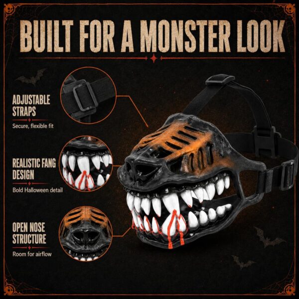 71lLCBwku6L._AC_SL1254_ Monster Dog Muzzle