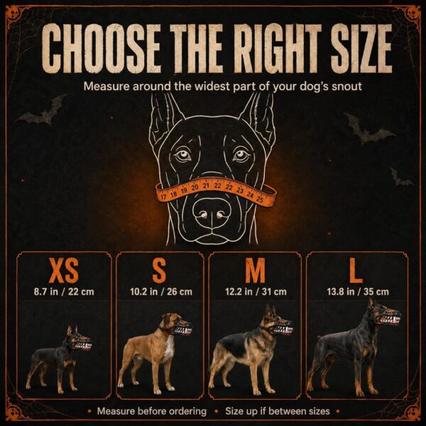 71xmV+WycSL._AC_SL1254_ Monster Dog Muzzle